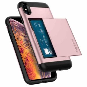 Capa iPhone XS MAX Spigen Slim Armor CS Rose Gold