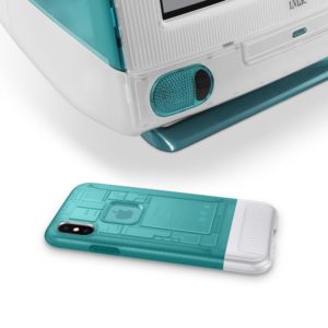 Capa iPhone X Spigen Classic C1 iMac G3 Bondi Blue