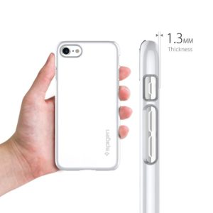 Funda iPhone 7/8 Spigen Thin Fit Jet White