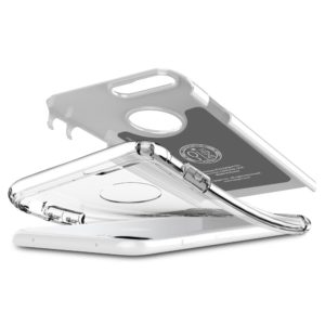 Funda iPhone 7/8 Spigen Hybrid Armor Satin Silver