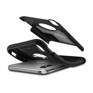 Funda iPhone X Spigen Slim Armor Black